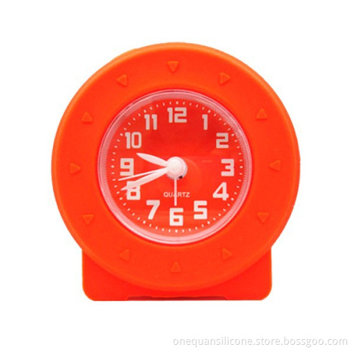 children's Portable Mini Silicone Clocks & soccer desktop clock